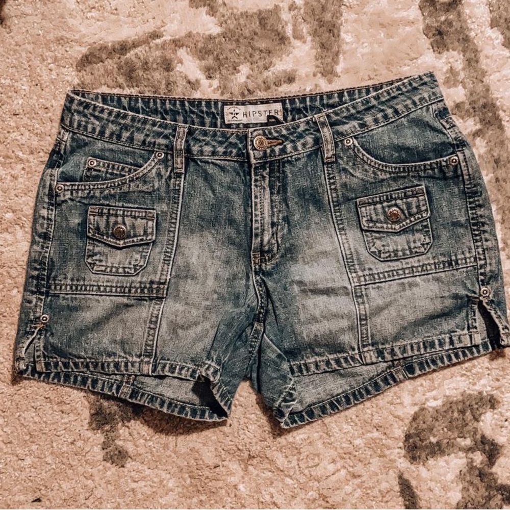 Y2k jean shorts